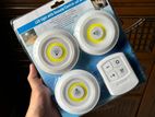 Led Light With Remote Control Set of 3