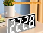 LED Mirror Digital Alarm Clock Table