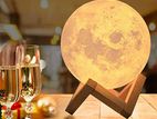 LED Moon Lamp Night Light Colors For Gifts with Wooden color Stand