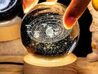 LED Night Light Solar System Crystal Ball