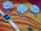 Ledis Watch & necklace jewellery