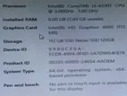 Lenovo Mini Pc,intel Core I5,6rd Gen Processor,8gb Ram,ssd 112,all Okay.