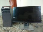 Lenovo think Centre And Dell Monitor Complete Set