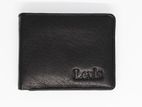 LEVIS Stylish Cow Leather Money Bag - Black