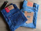 Levis,Tommy 100% export fabric Denims