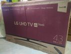 LG 43" ULTRA 4K TV (Metal body & Original LG)