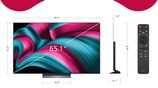 LG C5 65" 4K Webos Smart Slim Borderless HDR EVO OLED TV