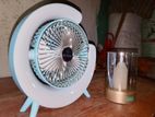 lighting fan plus charging mombatti