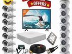 লঞ্জের জন্য সিসি ক্যামেরা 16 Unit 2MP CCTV security Camera Tk 39500