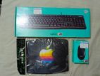 Logitech Keyboard + Mouse Pad Combo