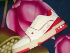 Louis Vuitton light sneaker trainer red (grade 1:1)