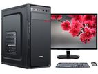 LOW BADGET PC BUILD I3 4TH GEN 8GB RAM 256GB SSD WITH MONITOR
