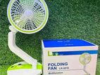 LR Rechargeale Folding Fan+Light