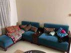 LShape sofa with 4 seater Tea Table comboo