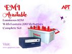 Luminous Eco Watt Neo-1050 & Eastern 200Ah Battery Package