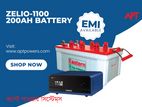 Luminous Zelio 1100 Inverter with Eastern 200Ah Battery Combo
