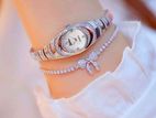 Luxury Party Watch + Bracelet / বিলাসবহুল পার্টি ঘড়ি ব্রেসলেট