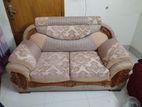 Luxury segun কাঠের সোফা two seater 2 টা এবং সিঙ্গেল সিটের