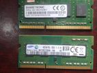 ল্যাপটপের 4+4=8gb Ram Ddr3