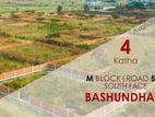 M - Block|4+4=8 Katha|Road-50A|South Face|Bashundhara