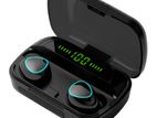 M10 tws cvc8.0 Digital Display Black Good Headphones Wireless Earphone