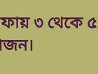 মাসিক ৫-৬% মুনাফায় ৩ থেকে ৫ লক্ষ টাকা ইনভেস্টমেন্ট প্রয়োজন।