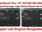MacBook Pro 14" A3185 M4 MAX Liquid Damage Logic Board Repair Service