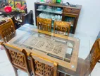 Mahogany (মেহগুনী) কাঠের ৬ চেয়ার ডাইনিং টেবিল — বিক্রি হবে