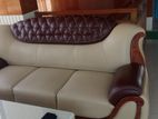 Malaysian imported full Sofa set 3+2+2 With Devan 1