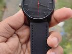 man watch black