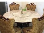marbel er dining table with chairs