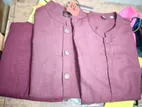 Maroon color panjabi–pajama–coaty Set