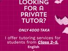 Math And English Mentor For Class (2-5)!!