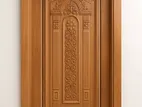 মেহগোনি কাঠের দরজা চৌকাঠ সহ