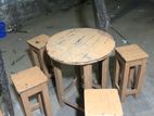 mehguni kather chair table