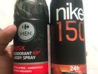 Men musk deodorant & Nike 150 body spray