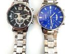 Mens Deyros & Geneva Brands Watch Combo (2 Piece)