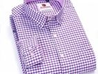 Mens Formal Cotton Check Shirt