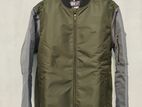 Mens Premium Bomber Jacket-Olive Colour Size-L