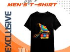 Men's T-Shirt | Black 100% Cotton আজ রঙে রঙিন হবো