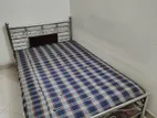 Metal Semi Double Bed with Premium Jajim
