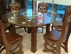 Mf120 Modern Double glass Dining Table