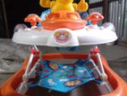 Mickey Baby Walker Yellow For Music ( বাচ্চাদের হাঁটতে শেখানোর গাড়ি )