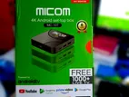 MICOM Smart Android TV Box 6 Month Warranty