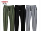 Micro Stitch Trouser - 3 pcs Combo Olive, Black, Ash