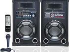 Micromax ML-MX DJ wood Bookshelf Bluetooth Amplifier Speakers (Pair)