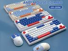 Micropack KM-269W Rainbow RGB Wireless Keyboard & Mouse Combo