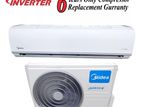 Midea INVERTER 1.0 Ton এয়ার কন্ডিশনার R410a গ্যাস ব্যবহার করা হয়