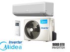 Midea INVERTER 1.5 Ton Split Type AC BTU 18000 Warranty 10 Years