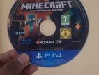 Mincraft CD for PS4 sell.